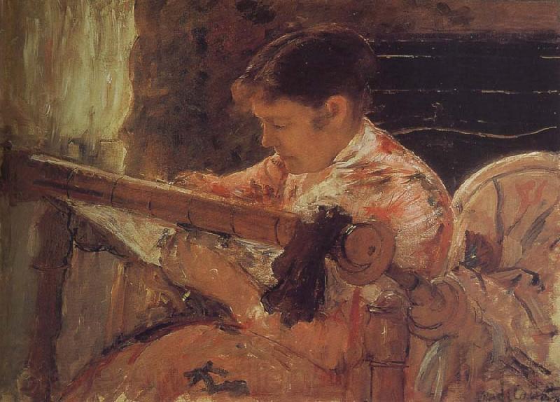 Mary Cassatt Mary is weaving Germany oil painting art